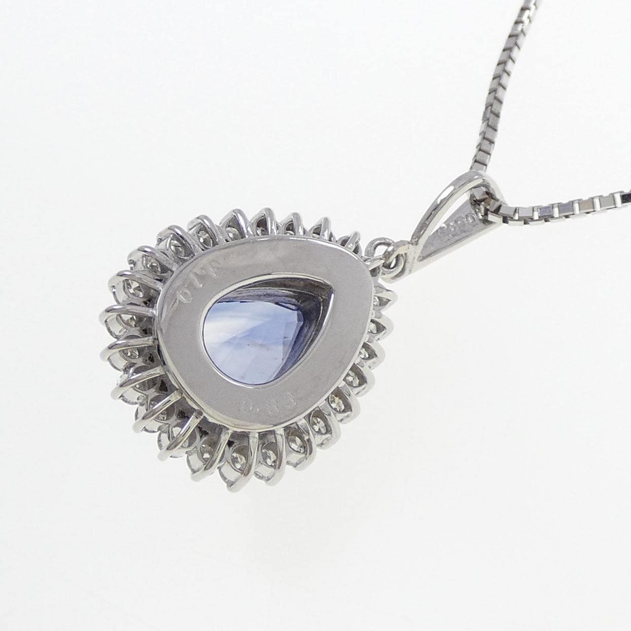 PT900/PT850 サファイヤ ネックレス 3.10CT