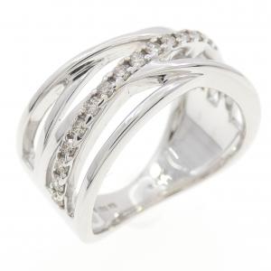 K10WG ダイヤモンド リング 0.16CT