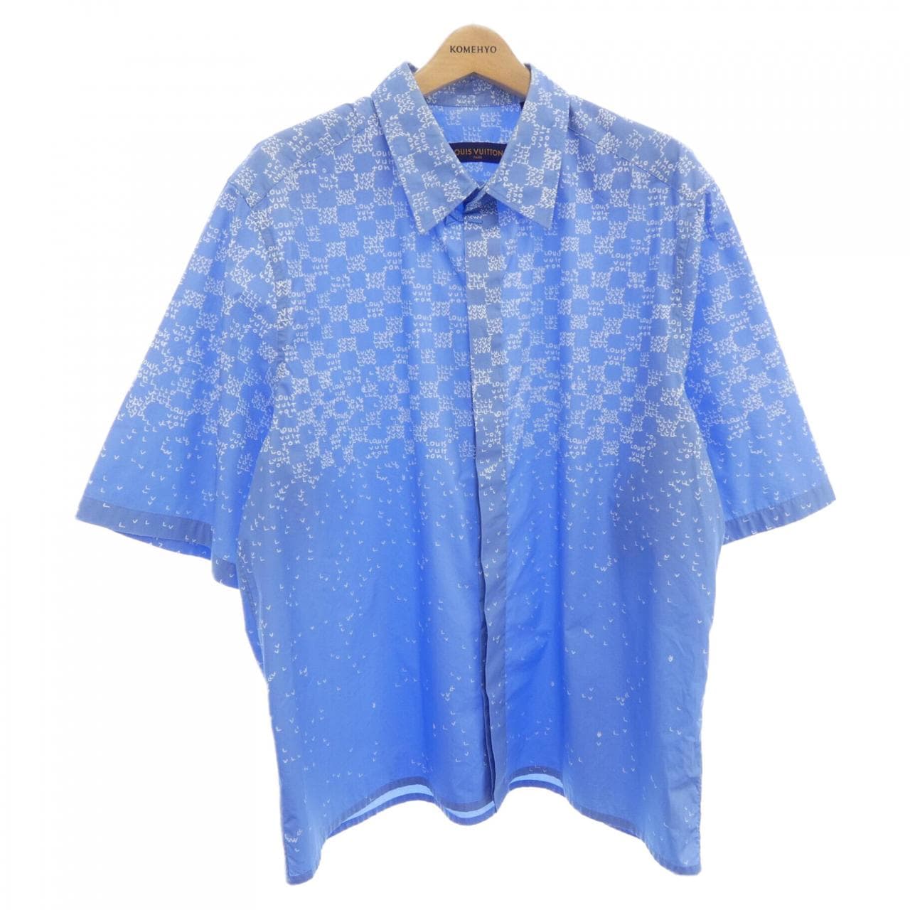 ルイヴィトン LOUIS VUITTON ダミエスプレッドショートスリーブフックディテールシャツ HNS20WNF4 S/Sシャツ