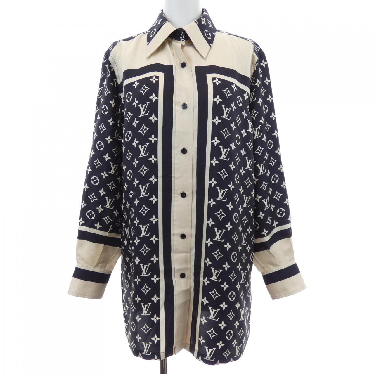 ルイヴィトン LOUIS VUITTON ストライプアクセントモノグラム FNTO89TR0 シャツ