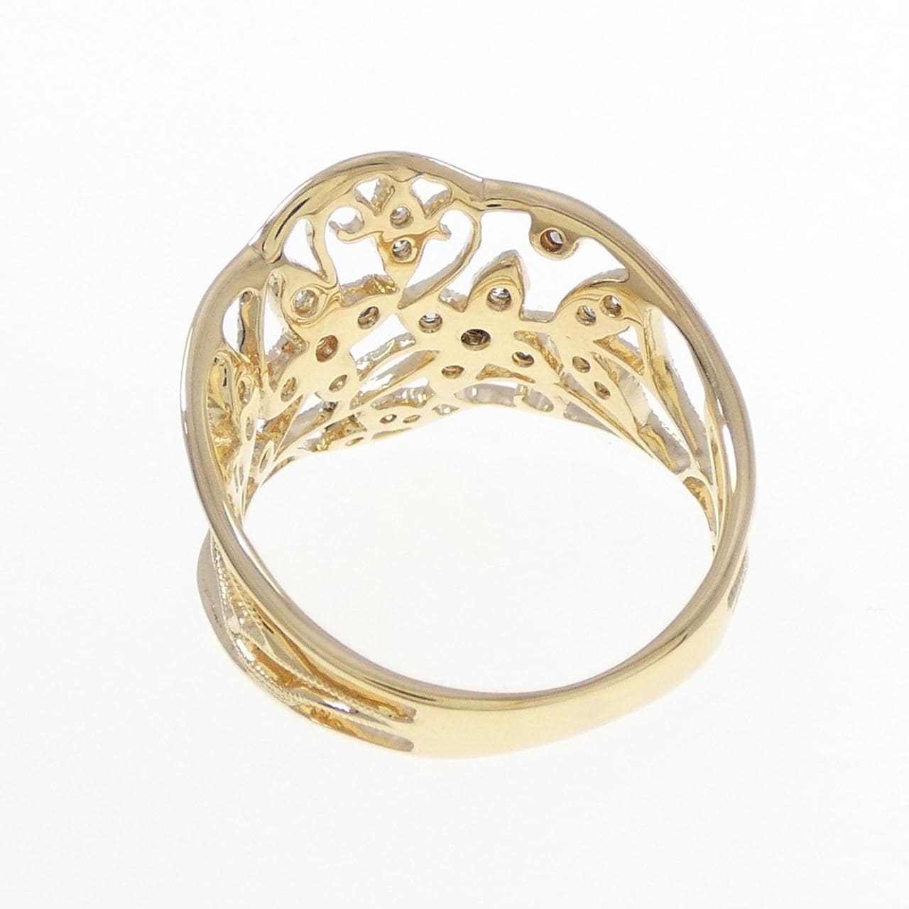 K18YG ダイヤモンド リング 0.22CT