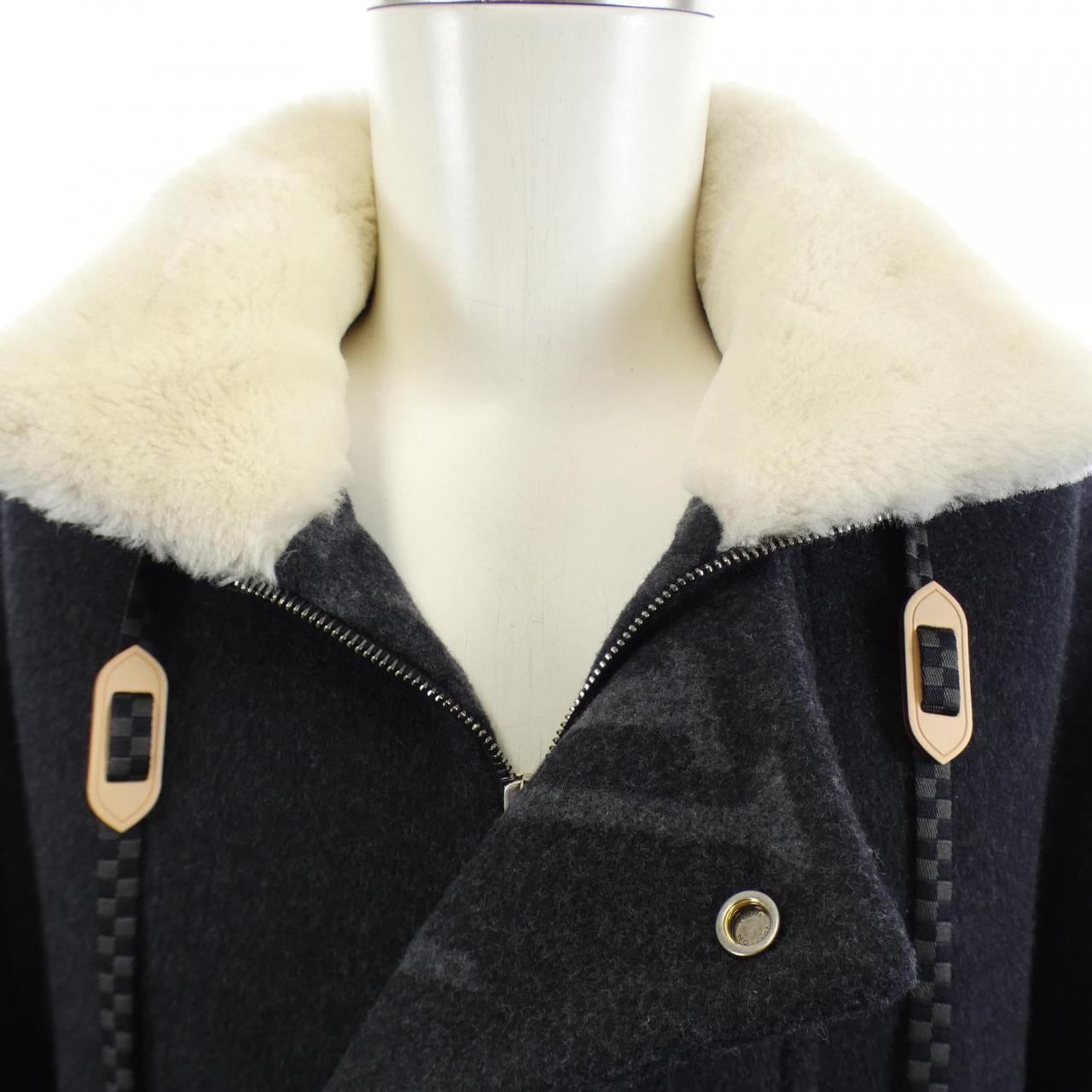 ルイヴィトン LOUIS VUITTON カシミヤシルクブレンドダブルフェイスコート HUC43ECI4 コート