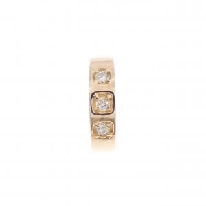 K18PG ダイヤモンド ピアス 0.06CT 片耳