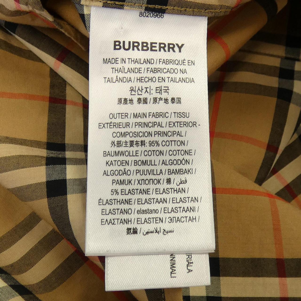バーバリー BURBERRY 80209661 シャツ