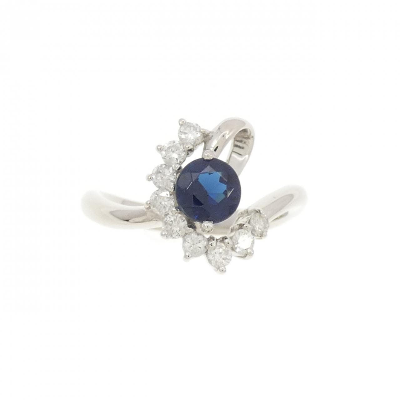 PT900 インディゴライトトルマリン リング 0.54CT