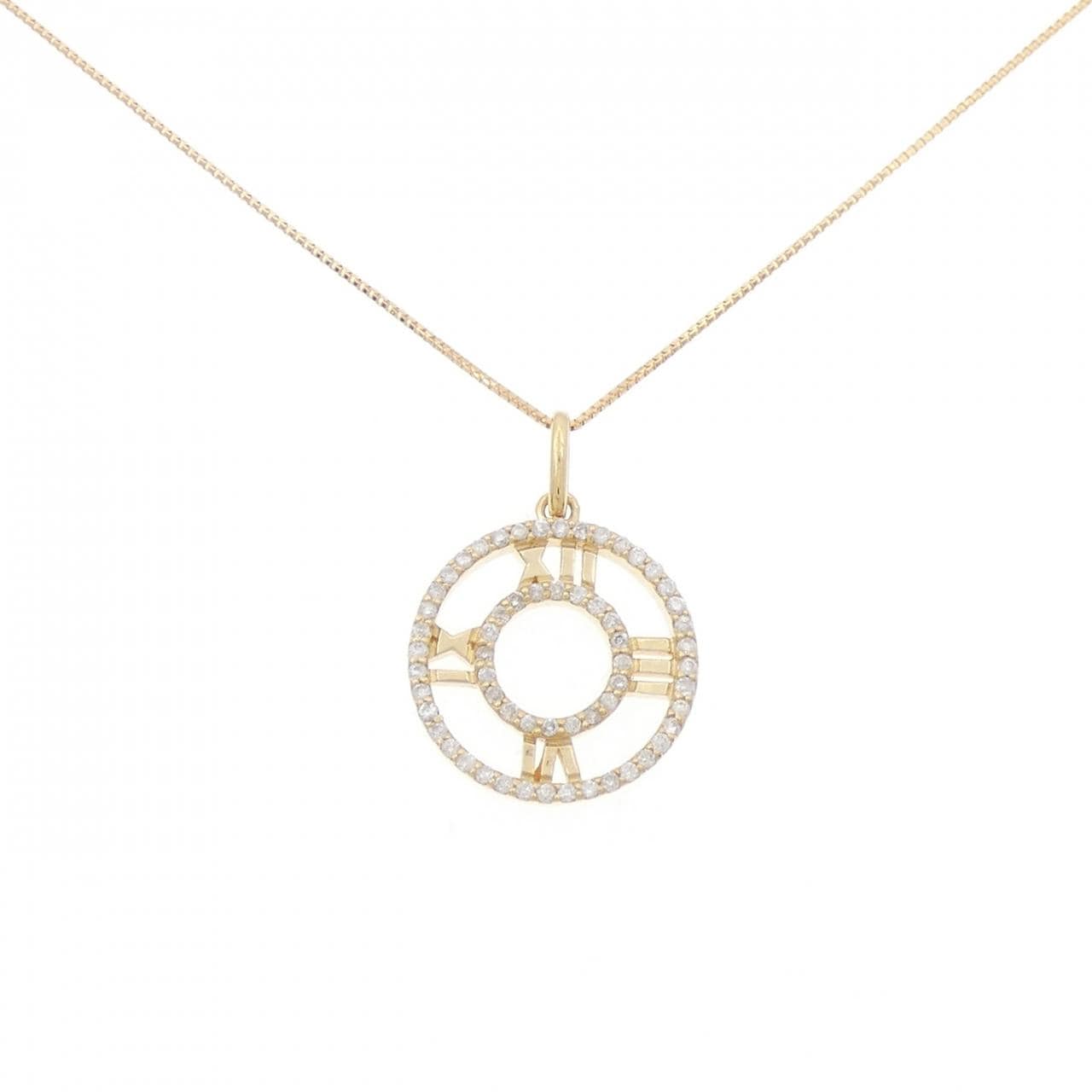 K18YG ダイヤモンド ネックレス 0.23CT