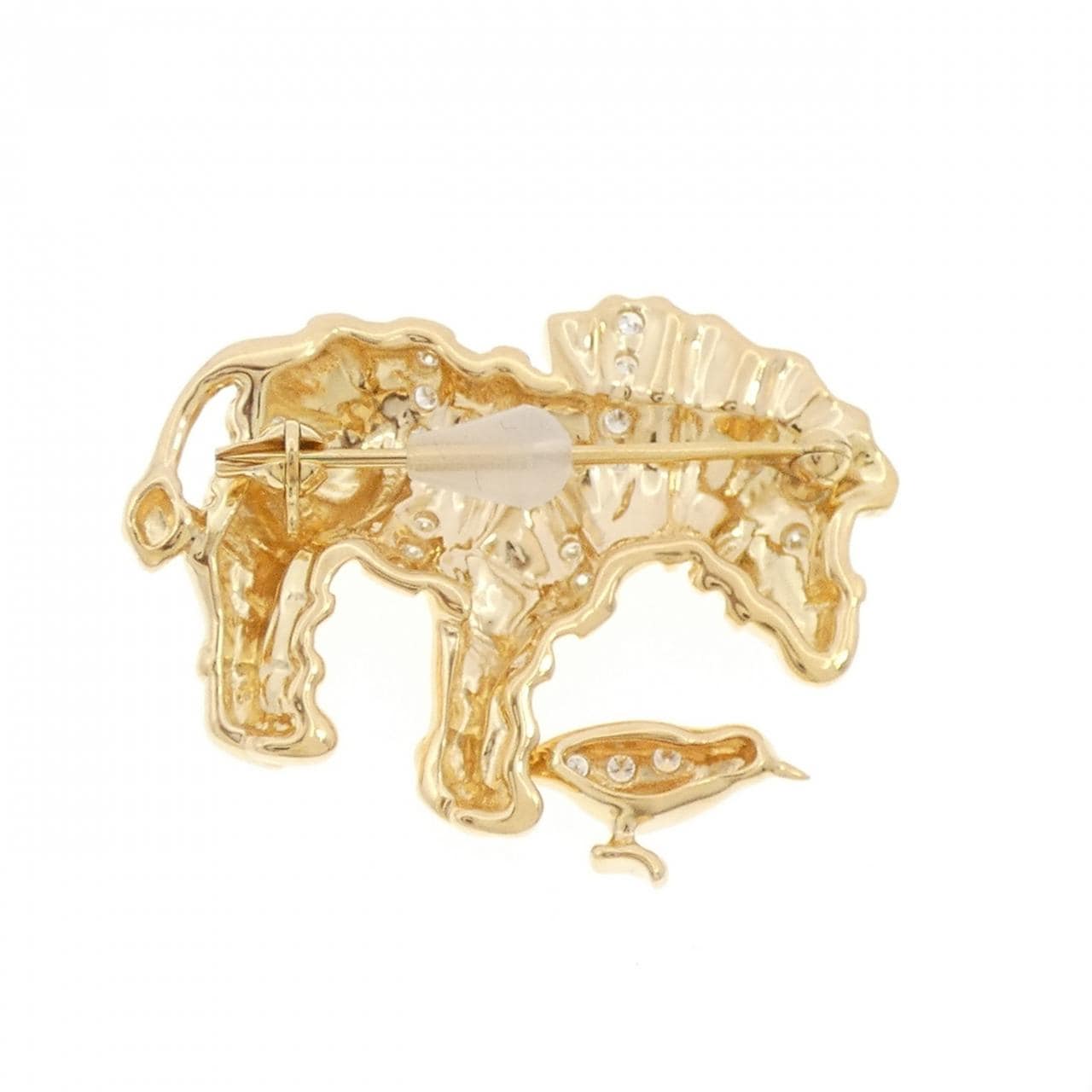 タサキ ダイヤモンド ブローチ 0.18CT