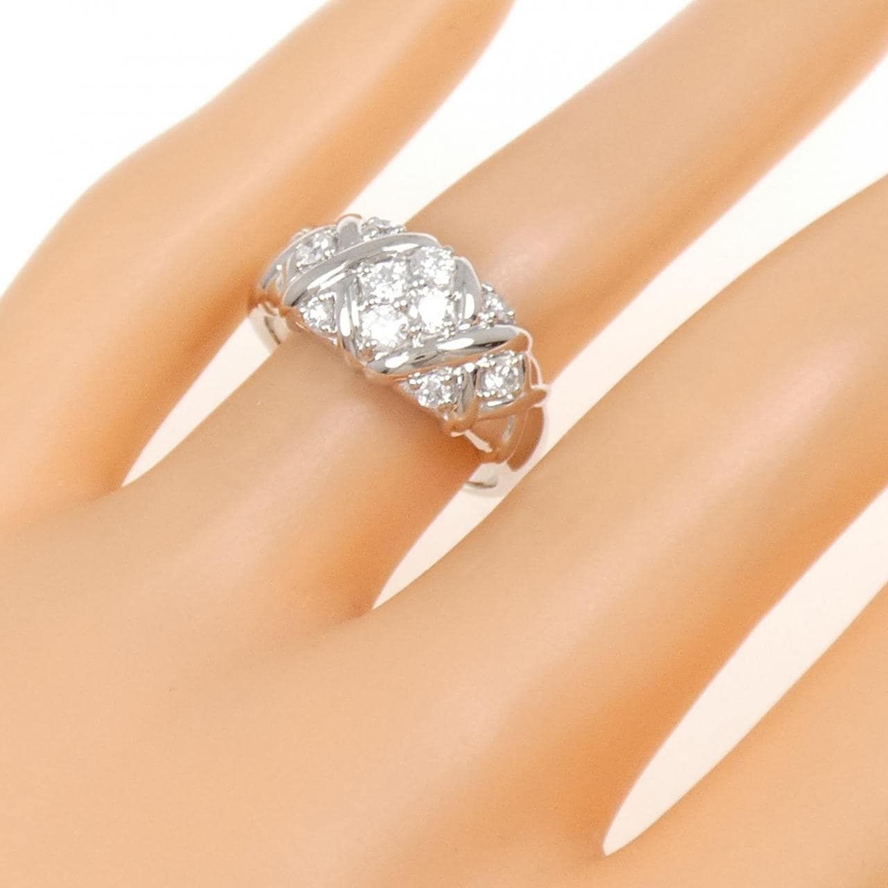 PT900 Diamond Ring 0.50CT