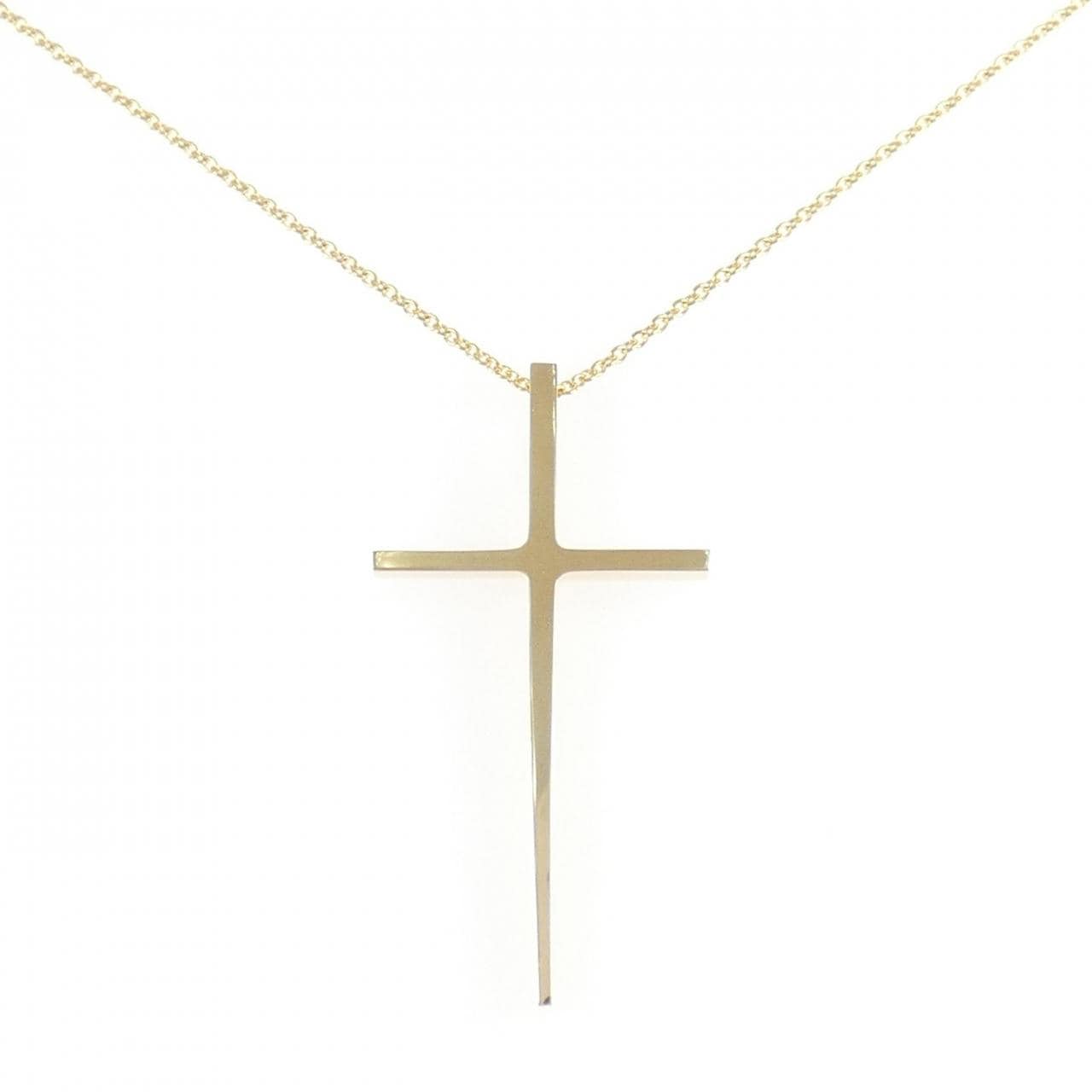 K18YG/750YG十字架項鏈