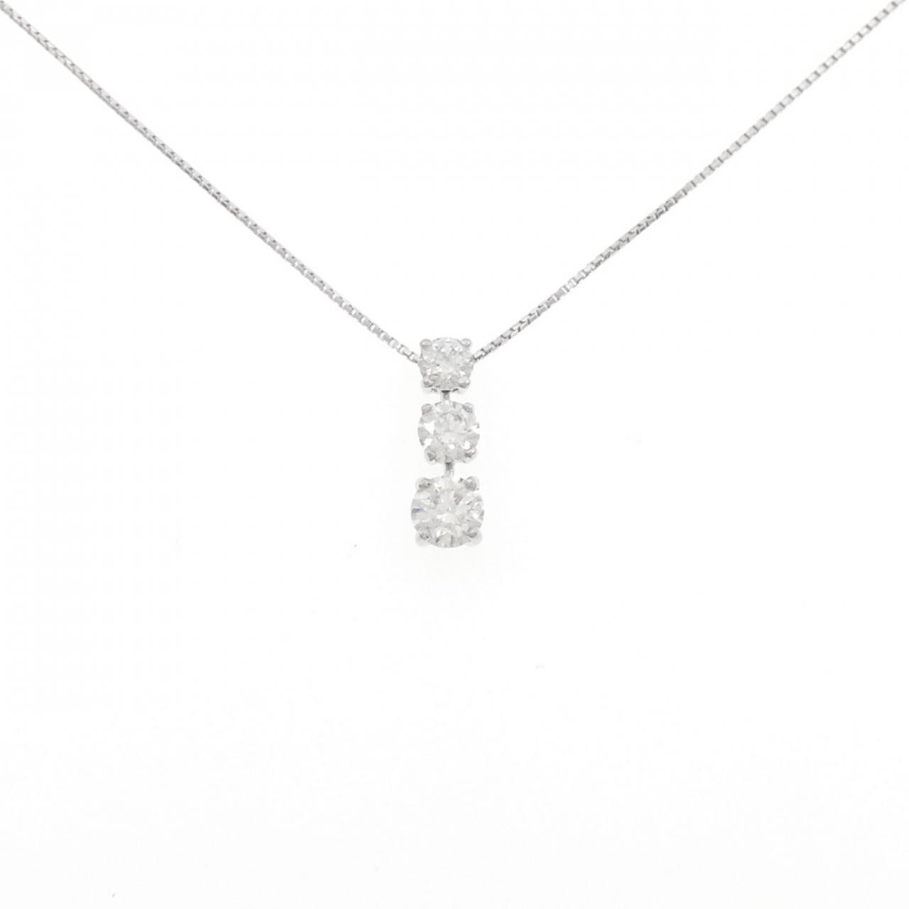 ギンザ タナカ ダイヤモンド ネックレス 1.085CT