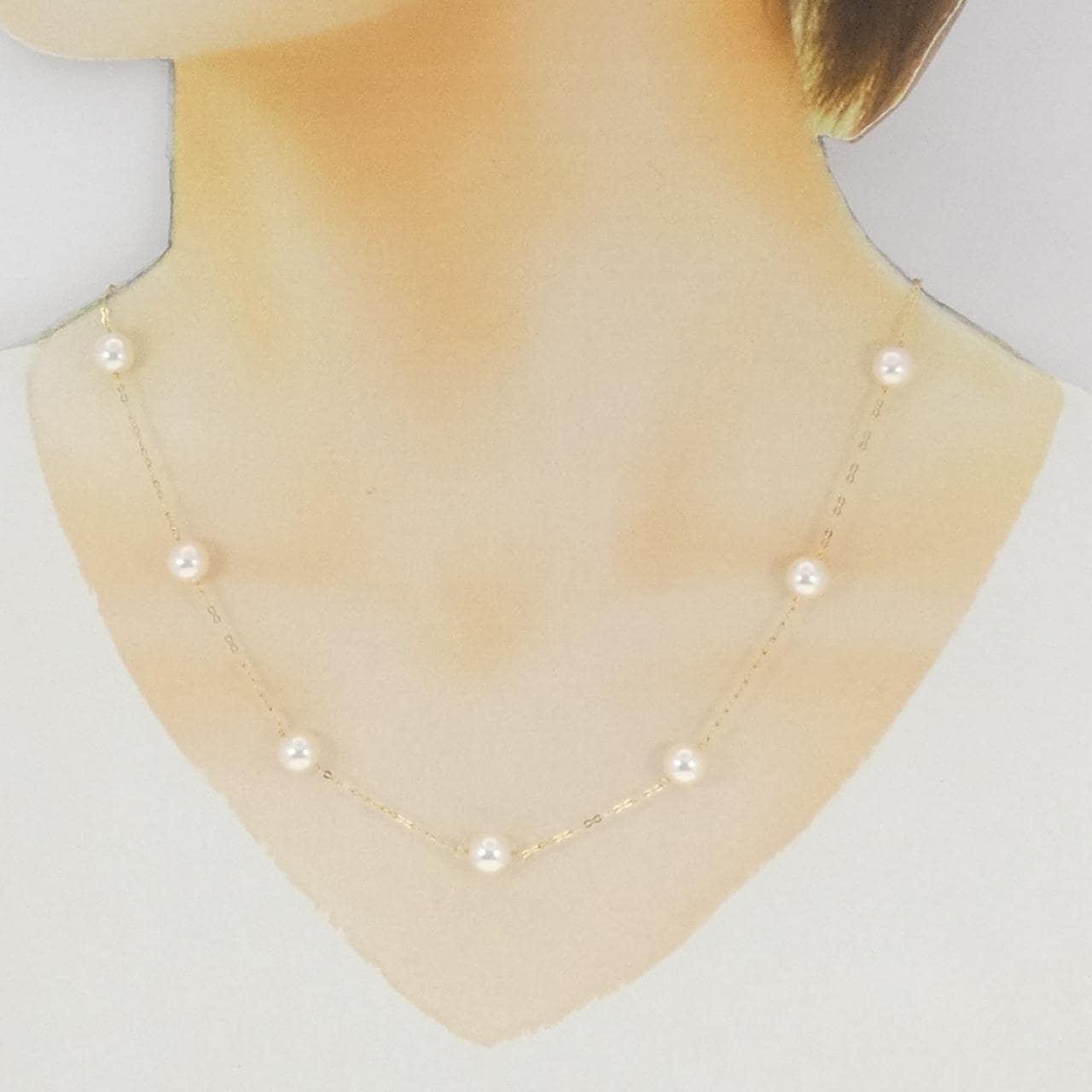 K18YG アコヤパール ネックレス