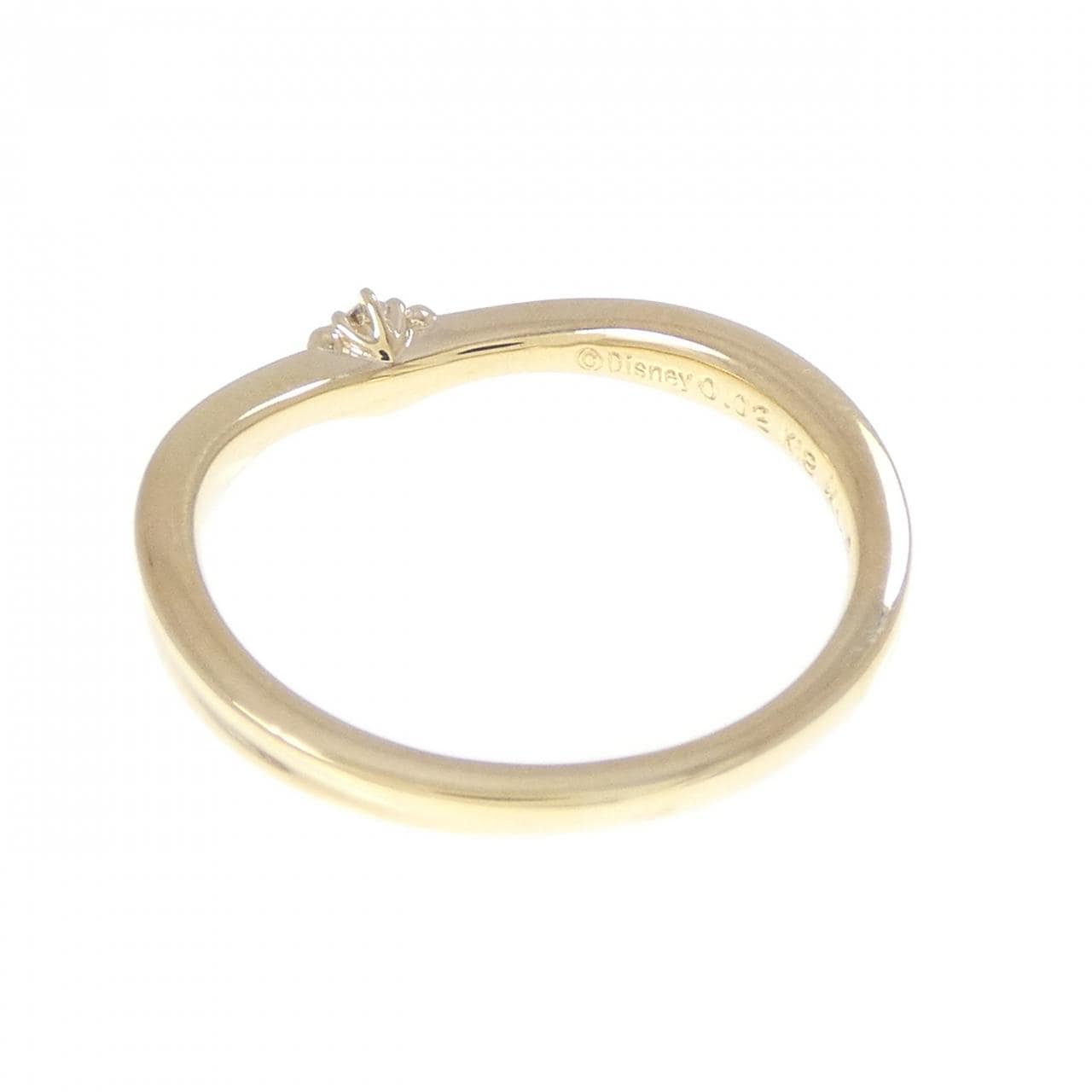 K18YG ダイヤモンド リング 0.02CT