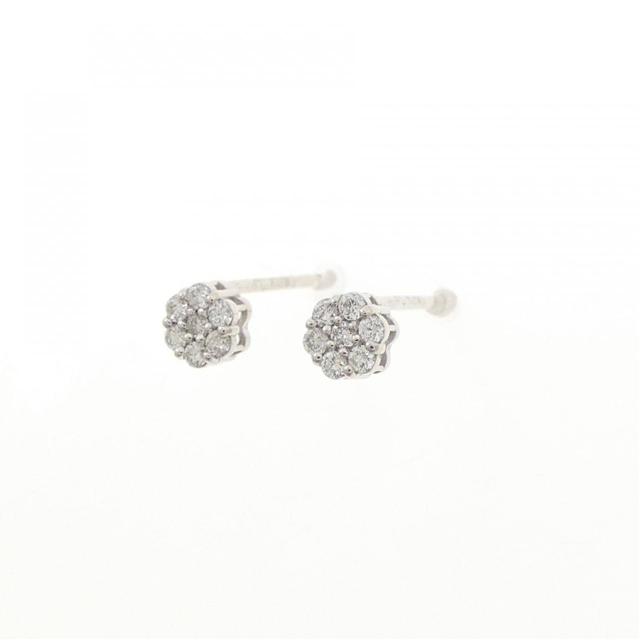 4゜C ダイヤモンド ピアス