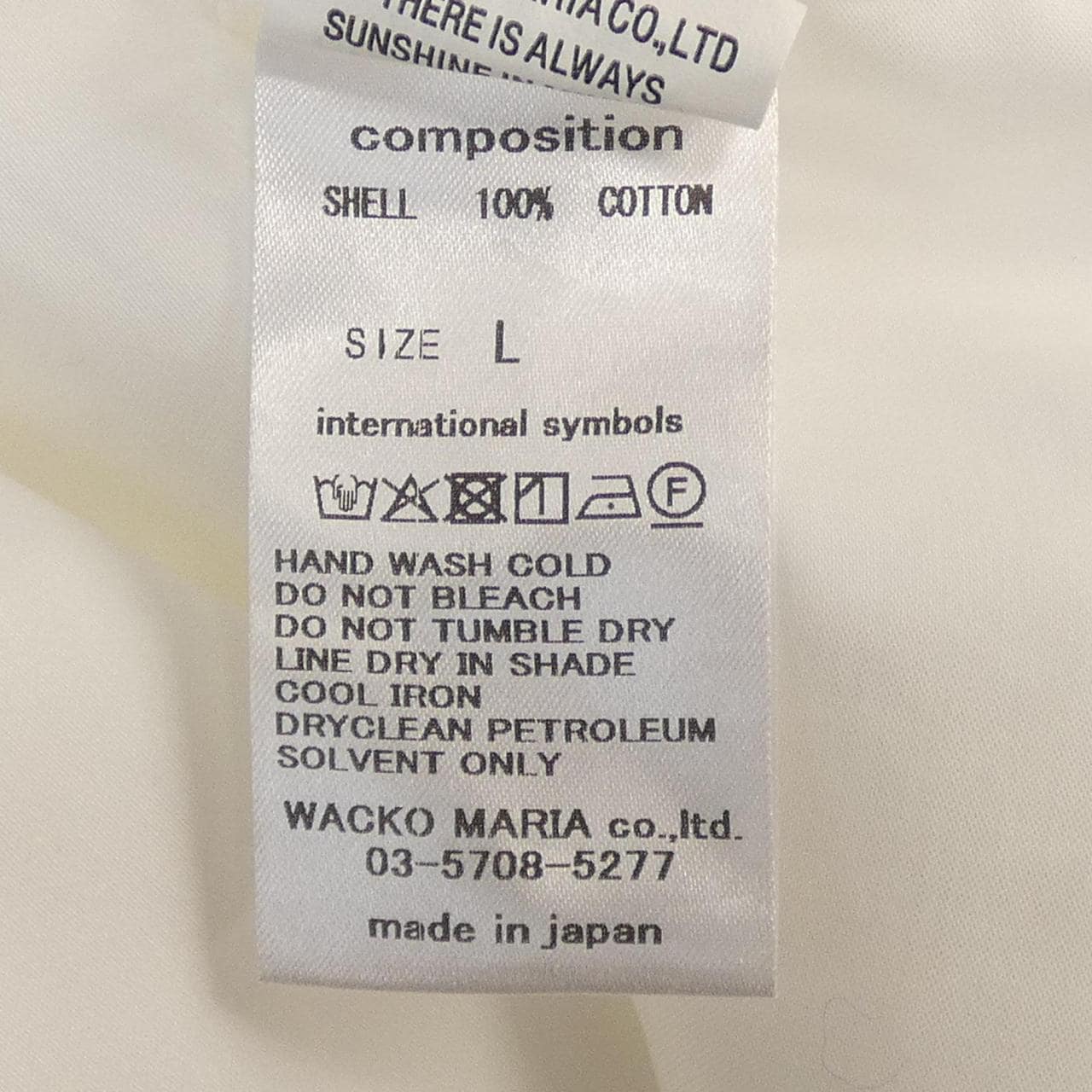 ワコマリア WACKO MARIA S／Sシャツ