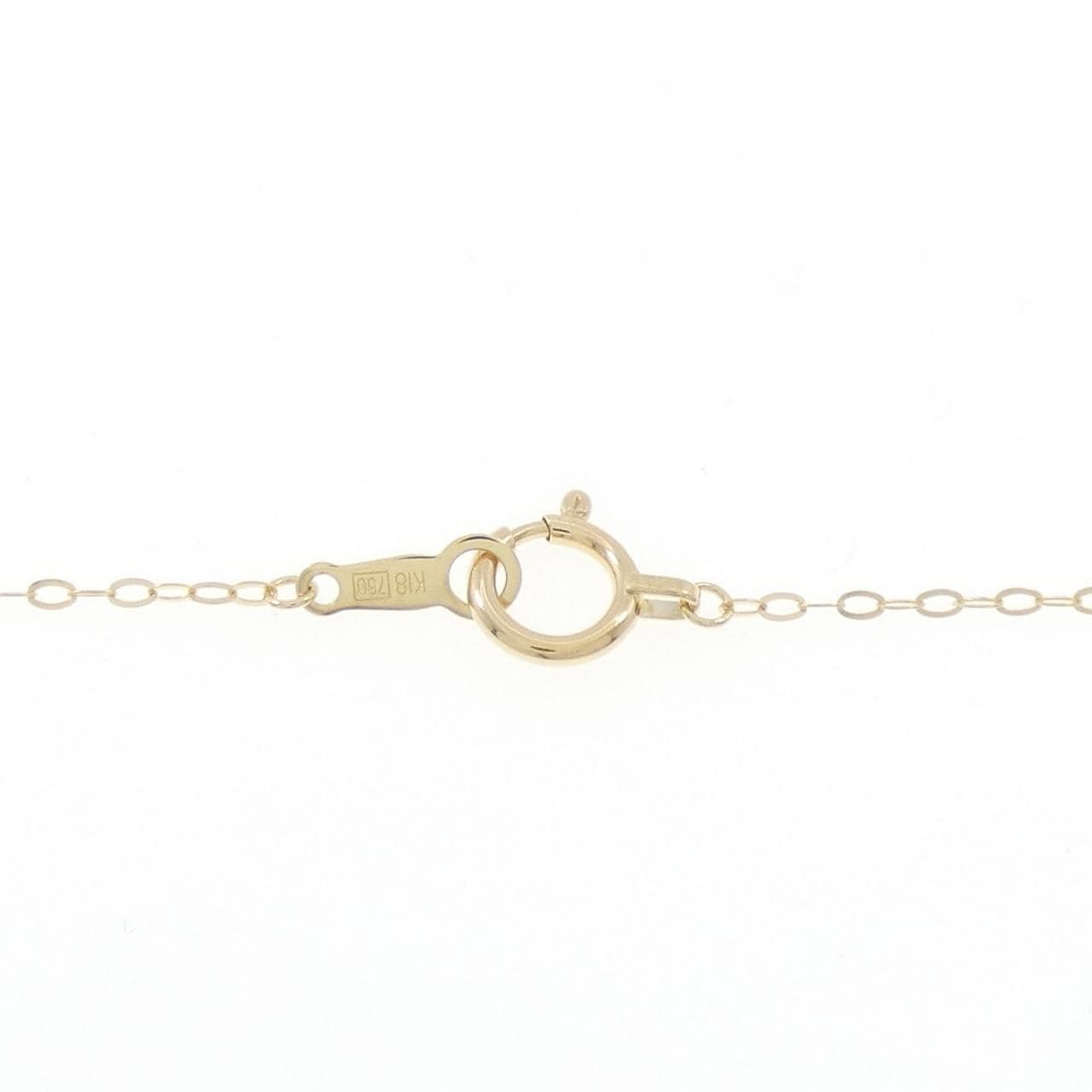K18YG蓝宝石项链0.41CT