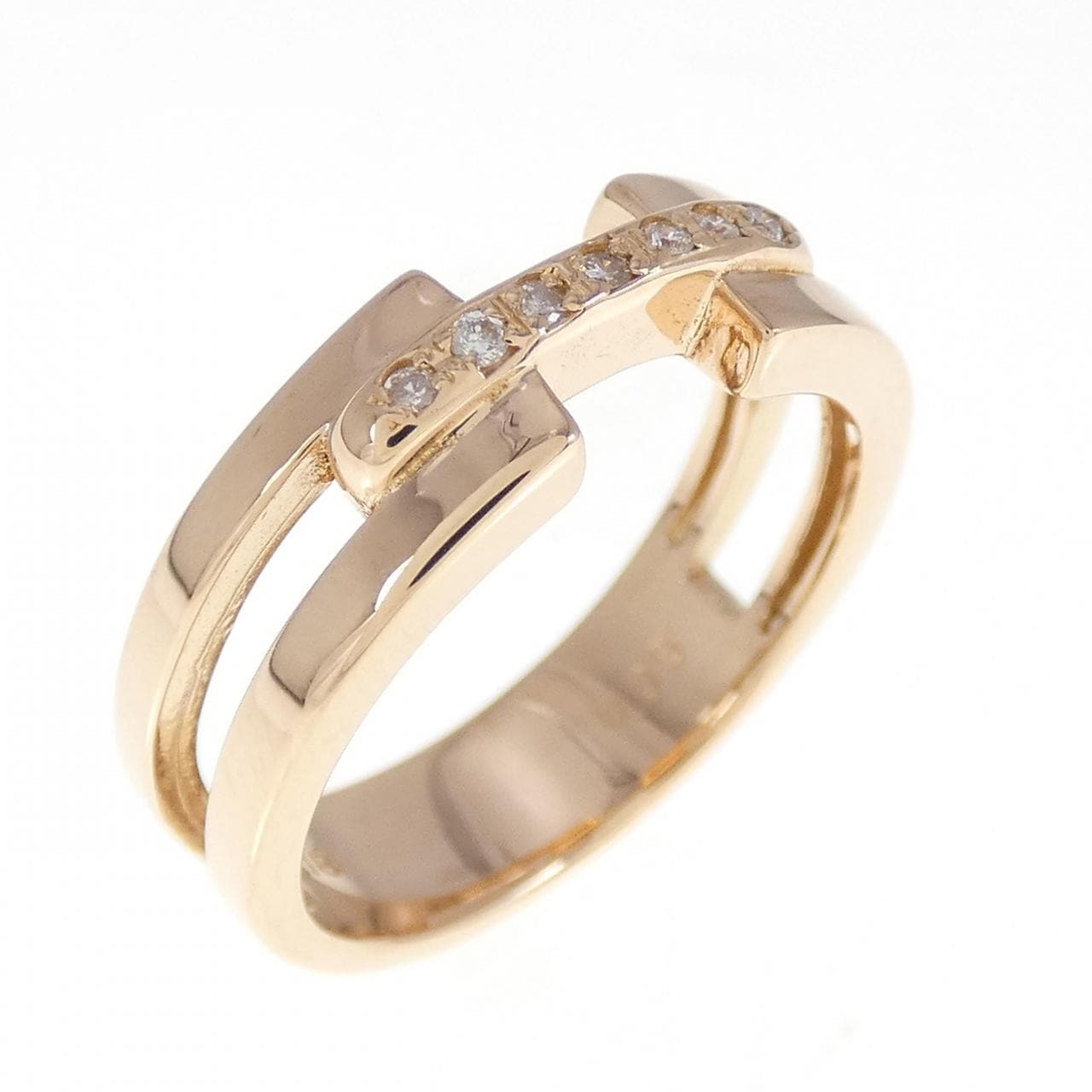 K18PG ダイヤモンド リング 0.05CT