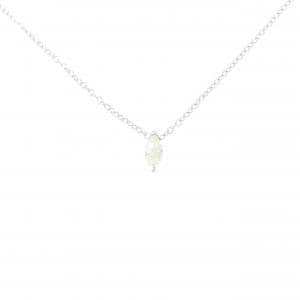K18WG ダイヤモンド ネックレス 0.17CT
