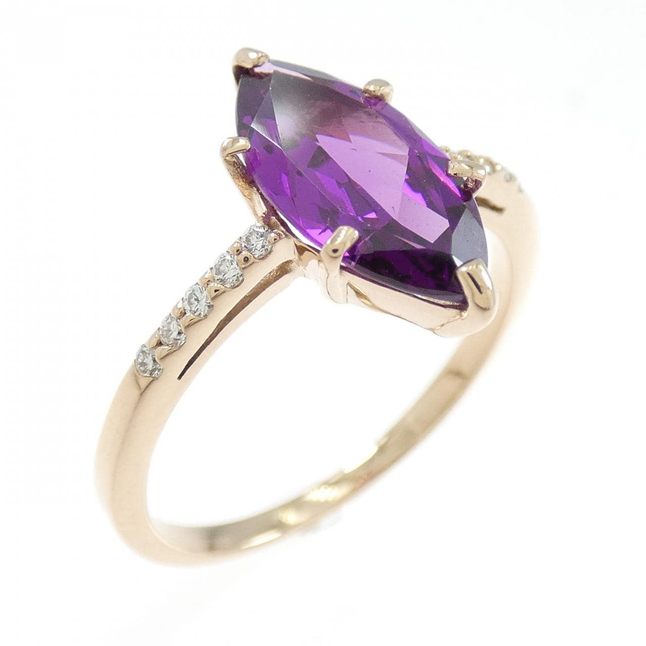 K18PG ガーネット リング 1.79CT