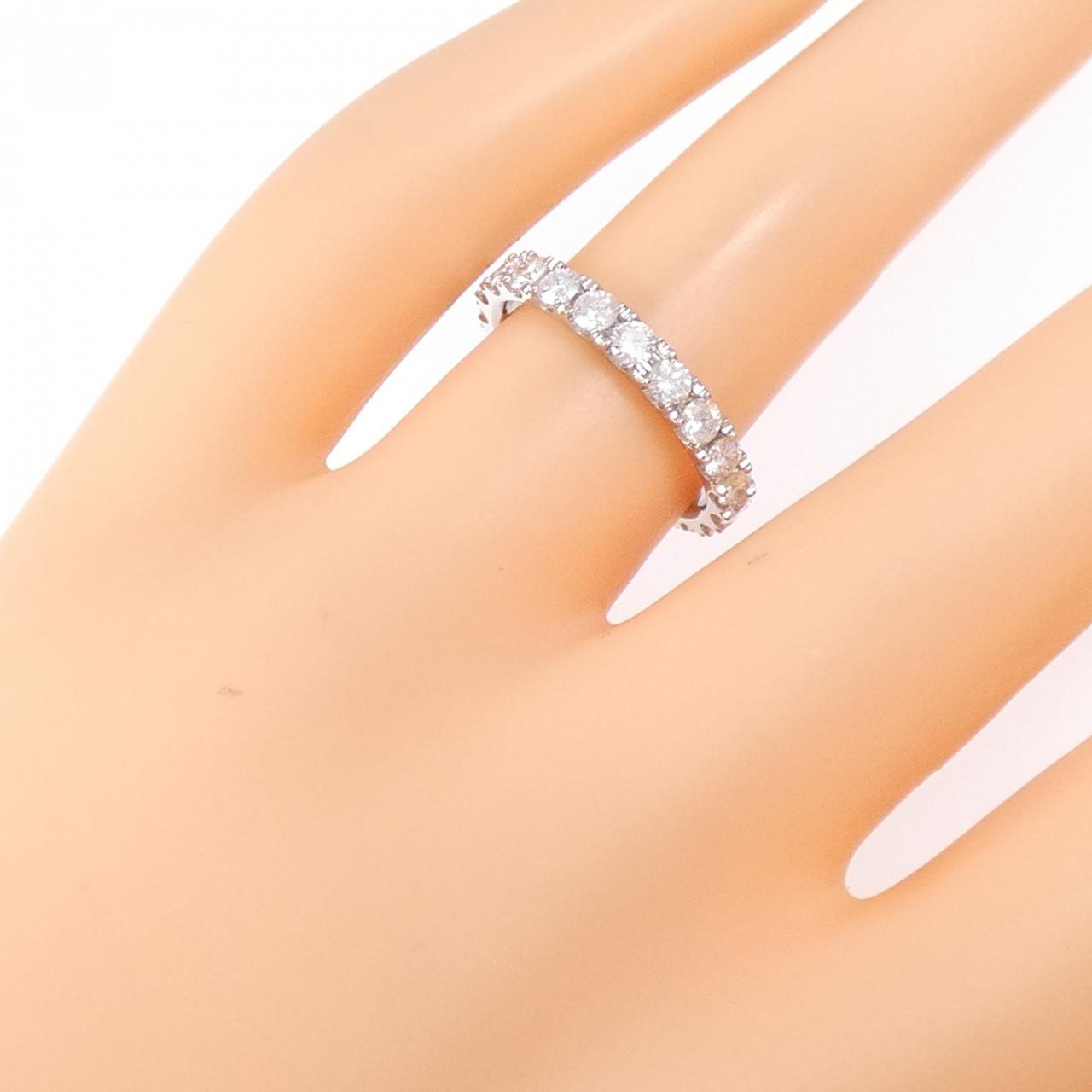 【リメイク】PT900 フルエタニティ ダイヤモンド リング 1.339CT