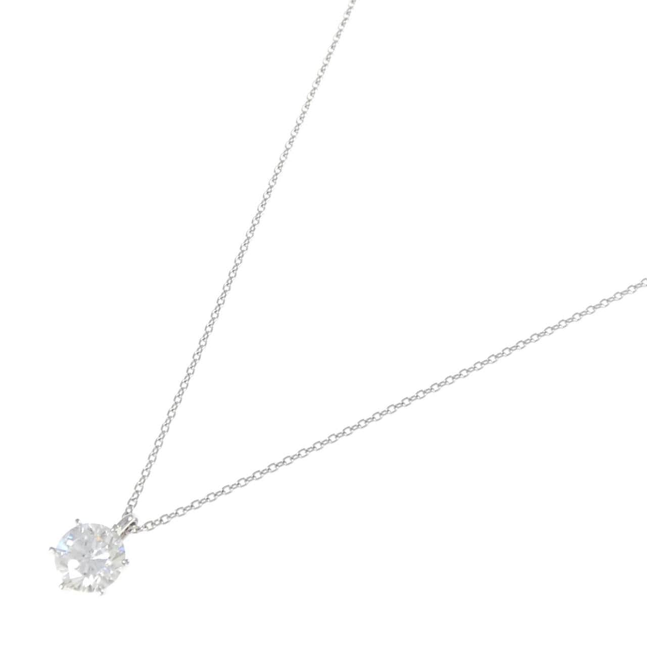 【リメイク】PT900/PT850 ダイヤモンド ネックレス 1.101CT H I1 Good
