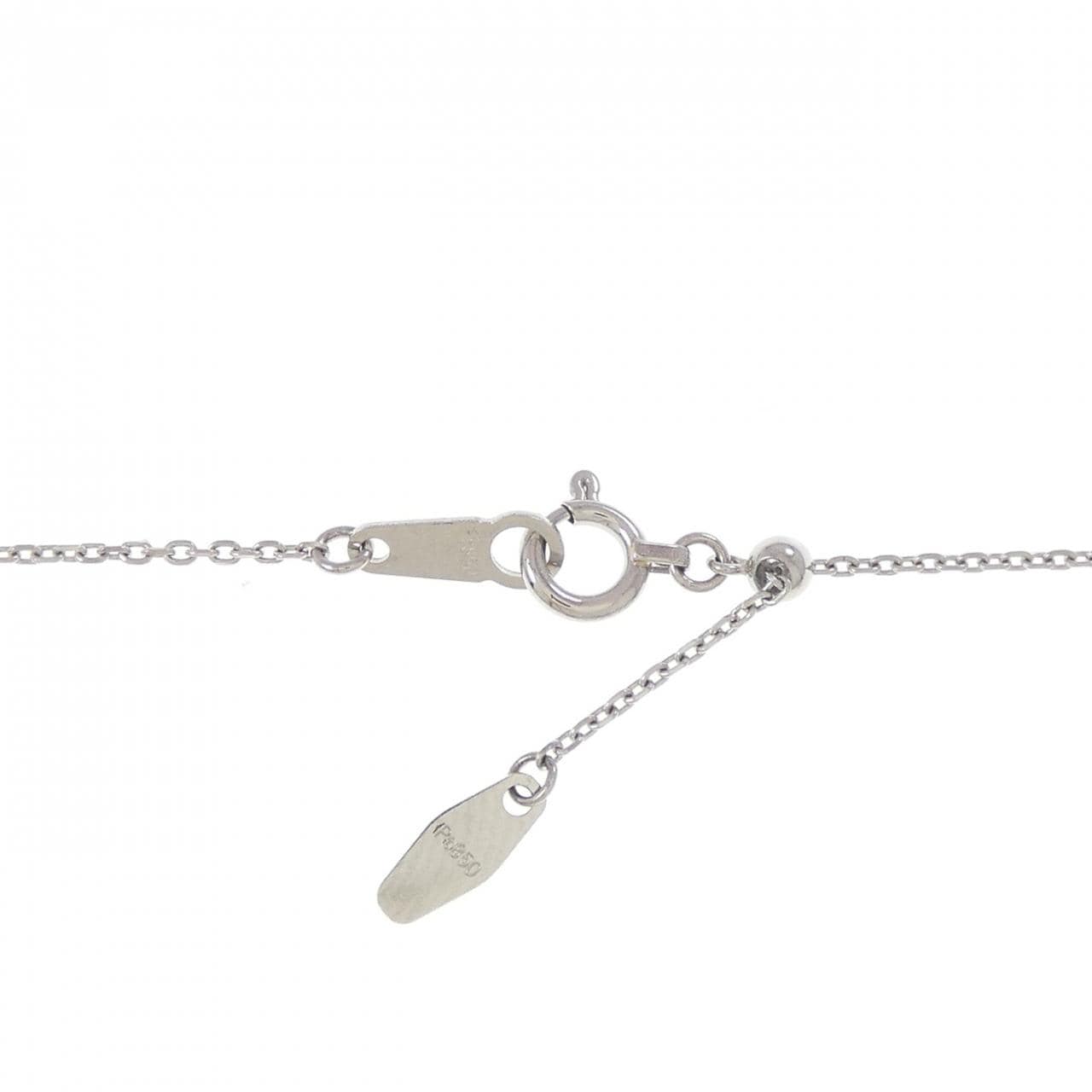 【新品】PT900/PT850 ダイヤモンド ネックレス 0.330CT F SI2 VG