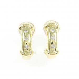 K18YG ダイヤモンド ピアス/イヤリング 0.18CT