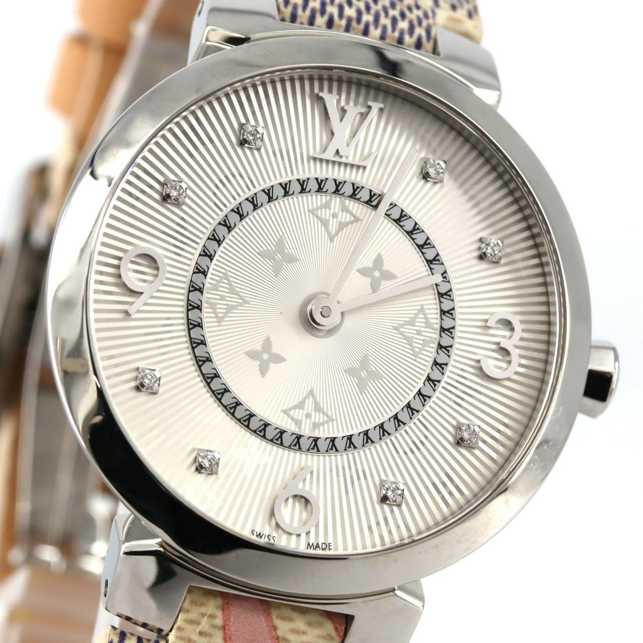 ルイヴィトン タンブールモノグラム･8P Q13MJ SS クォーツ