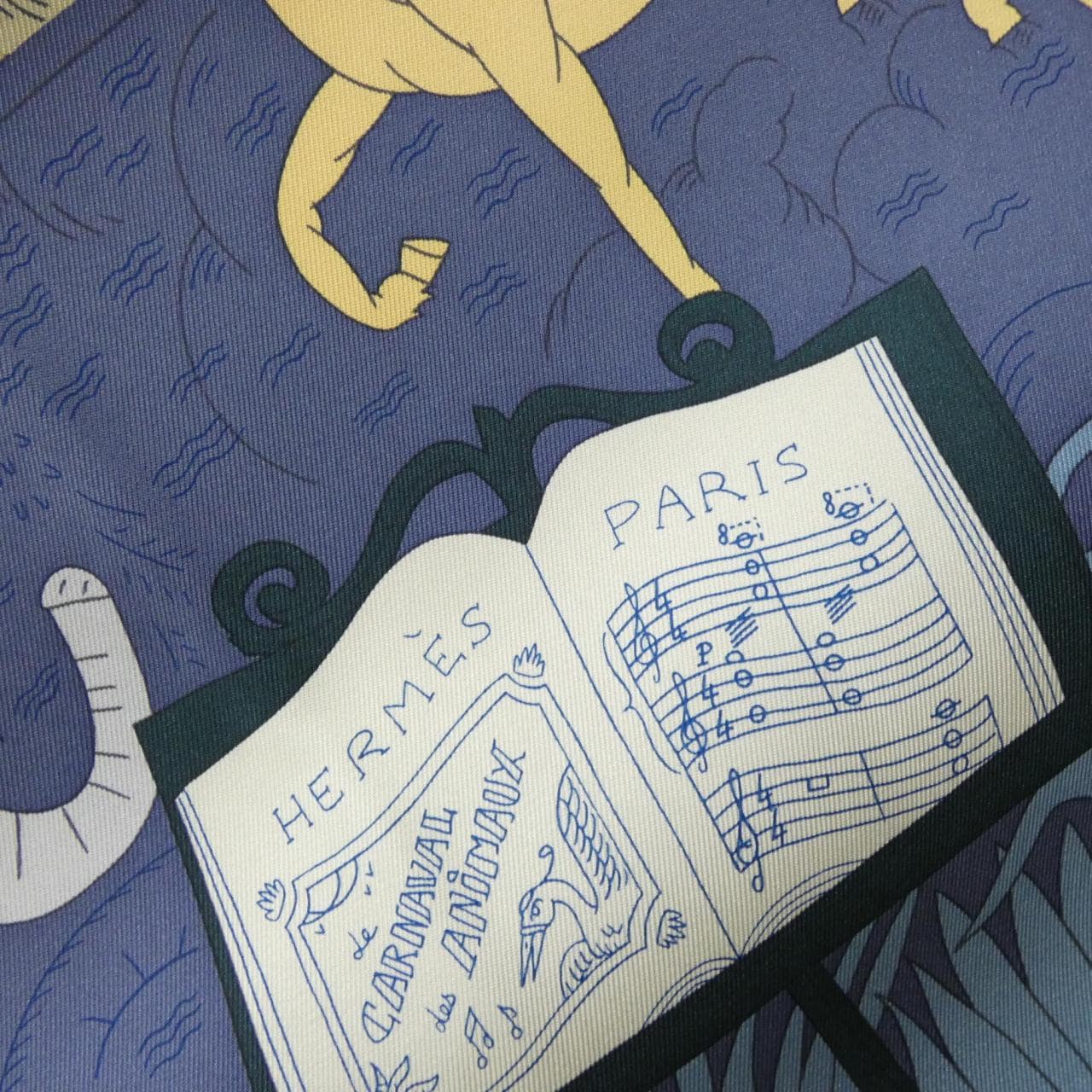 エルメス LE CARNAVAL DES ANIMAUX カレ 003953S スカーフ