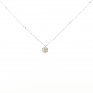 純PT/PT850 ダイヤモンド ネックレス 0.513CT