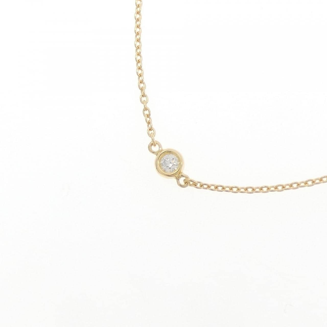 K18YG ダイヤモンド ネックレス 0.15CT