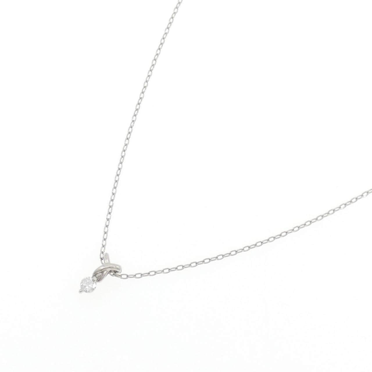 PT900/PT850 ダイヤモンド ネックレス 0.10CT