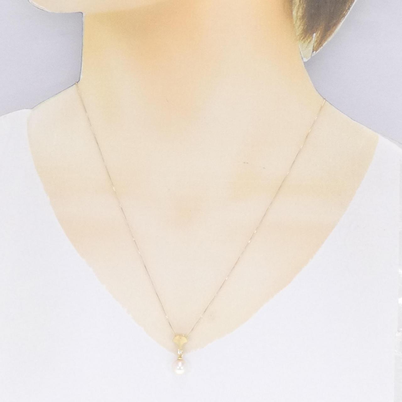 K18YG Akoya pearl necklace 7.4mm