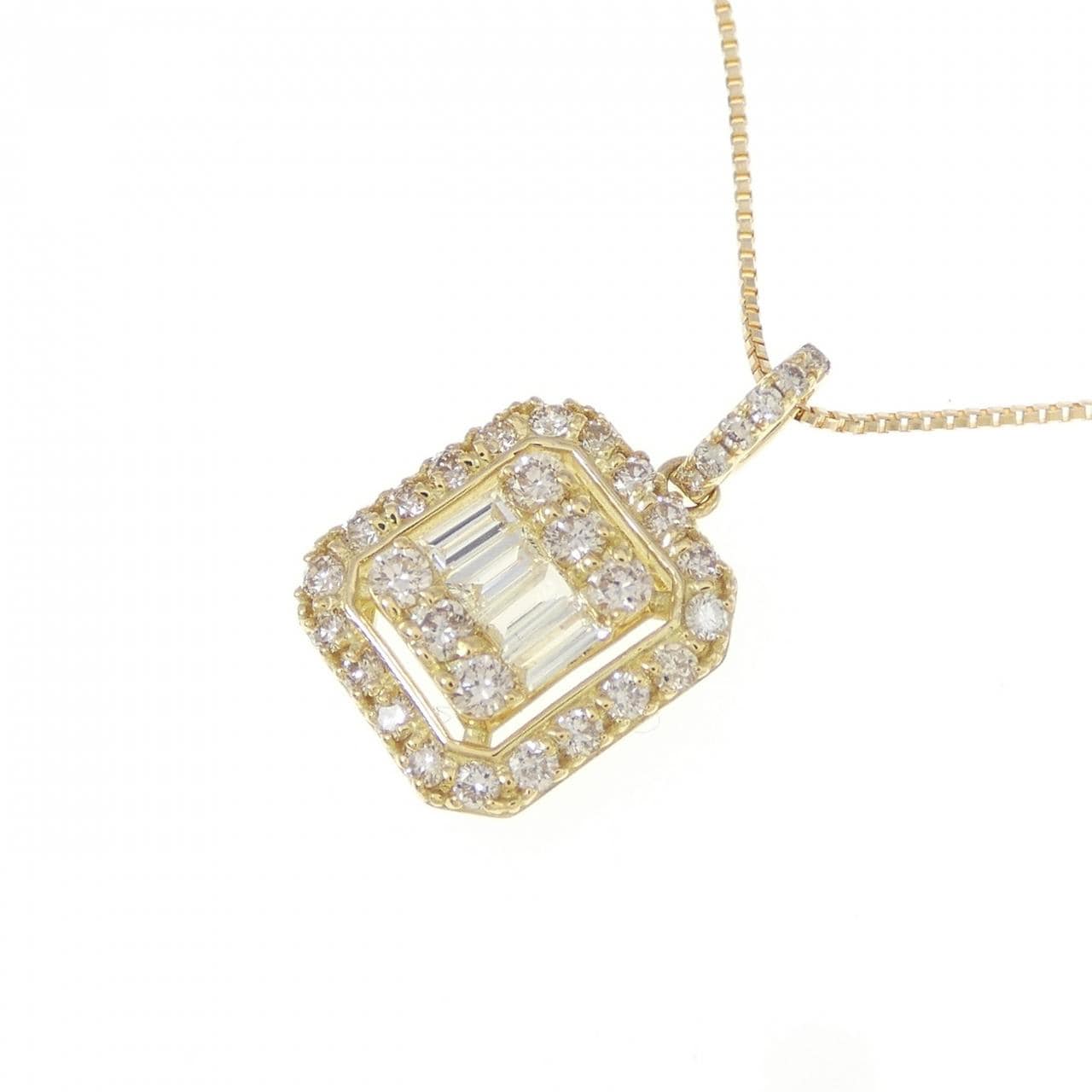 【新品】K18YG ダイヤモンド ネックレス 0.45CT