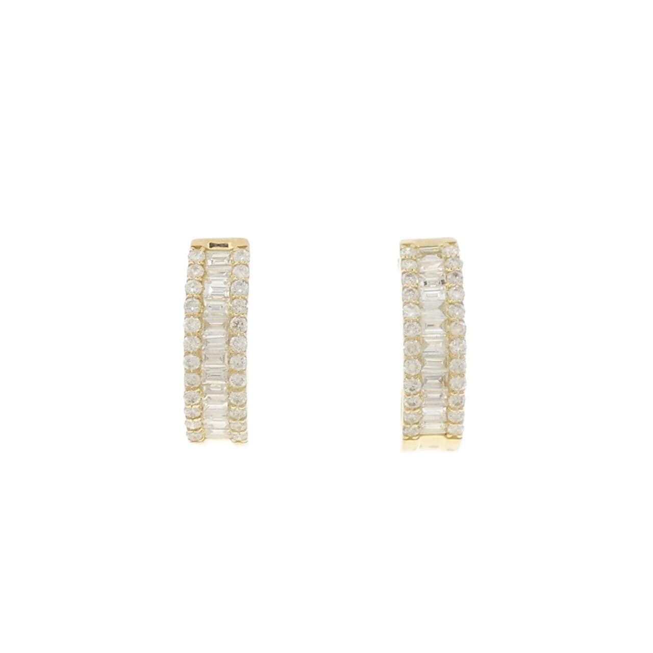 [新品] K18YG钻石耳环 0.70CT