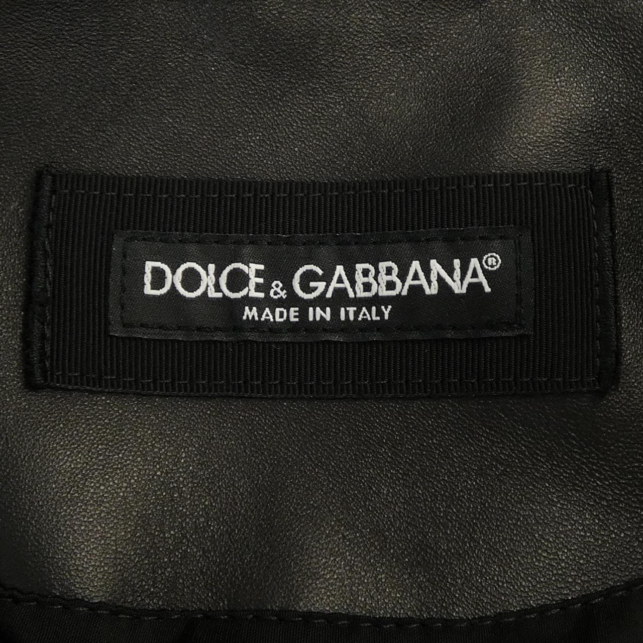 ドルチェアンドガッバーナ DOLCE&GABBANA レザージャケット