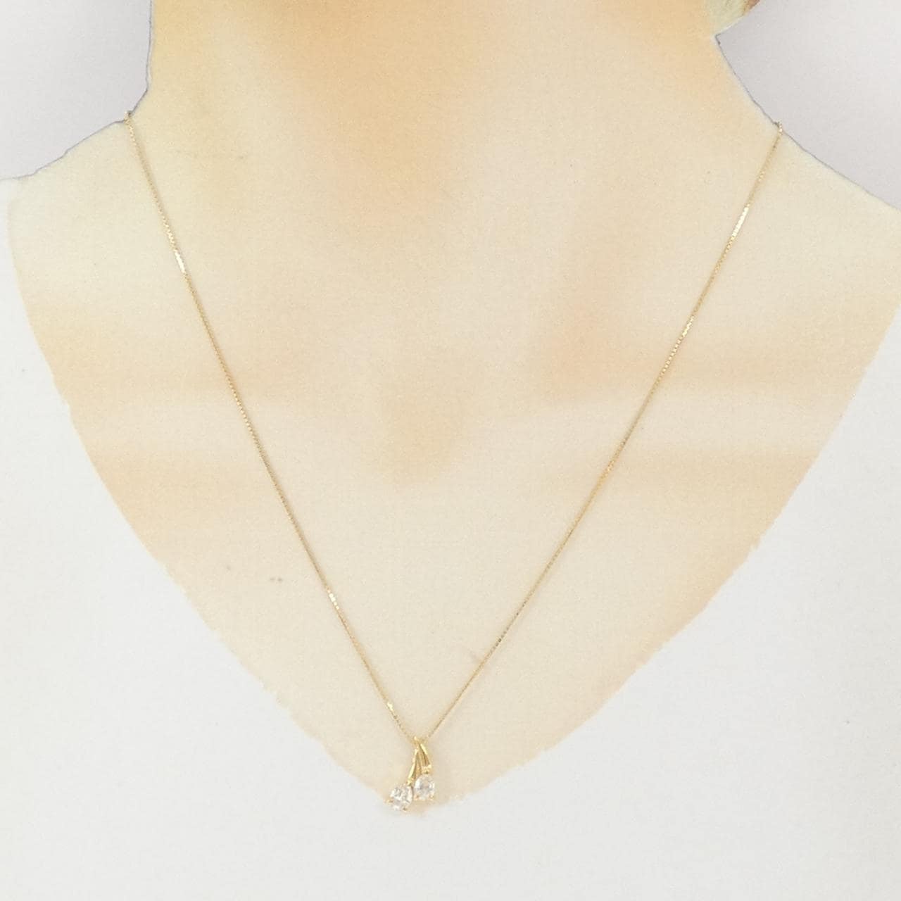 K18YG ダイヤモンド ネックレス 0.65CT