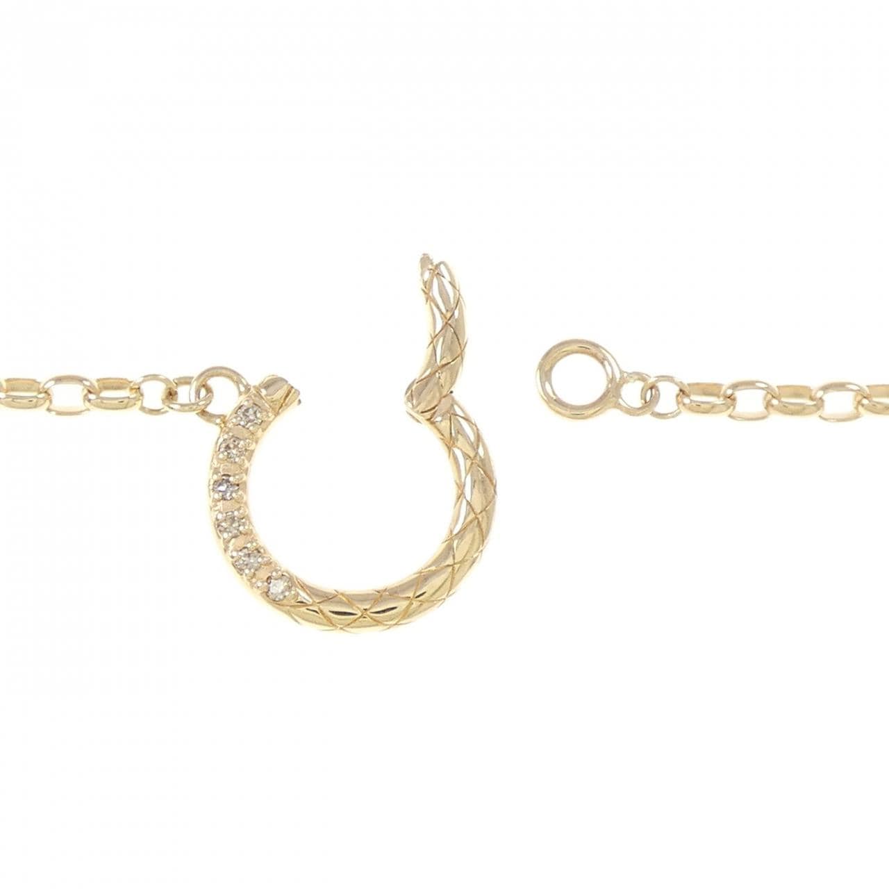 アガット ダイヤモンド ネックレス 0.02CT
