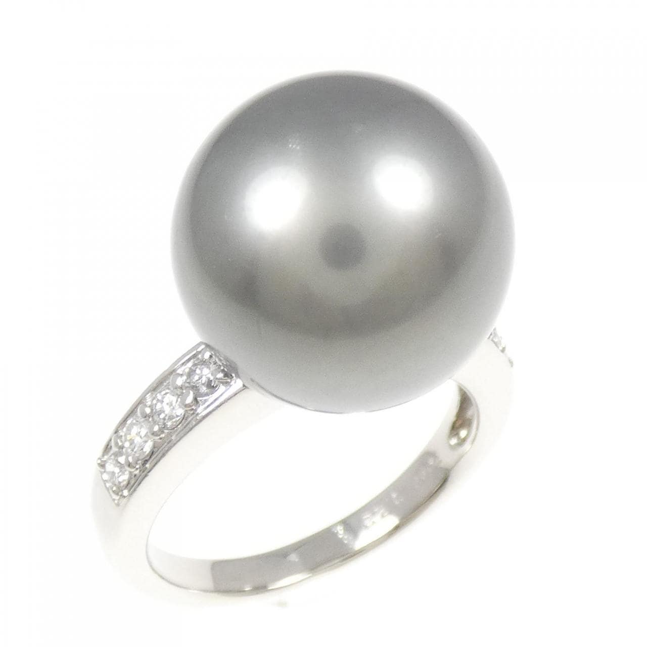 PT900 黒蝶パール リング 13.9mm