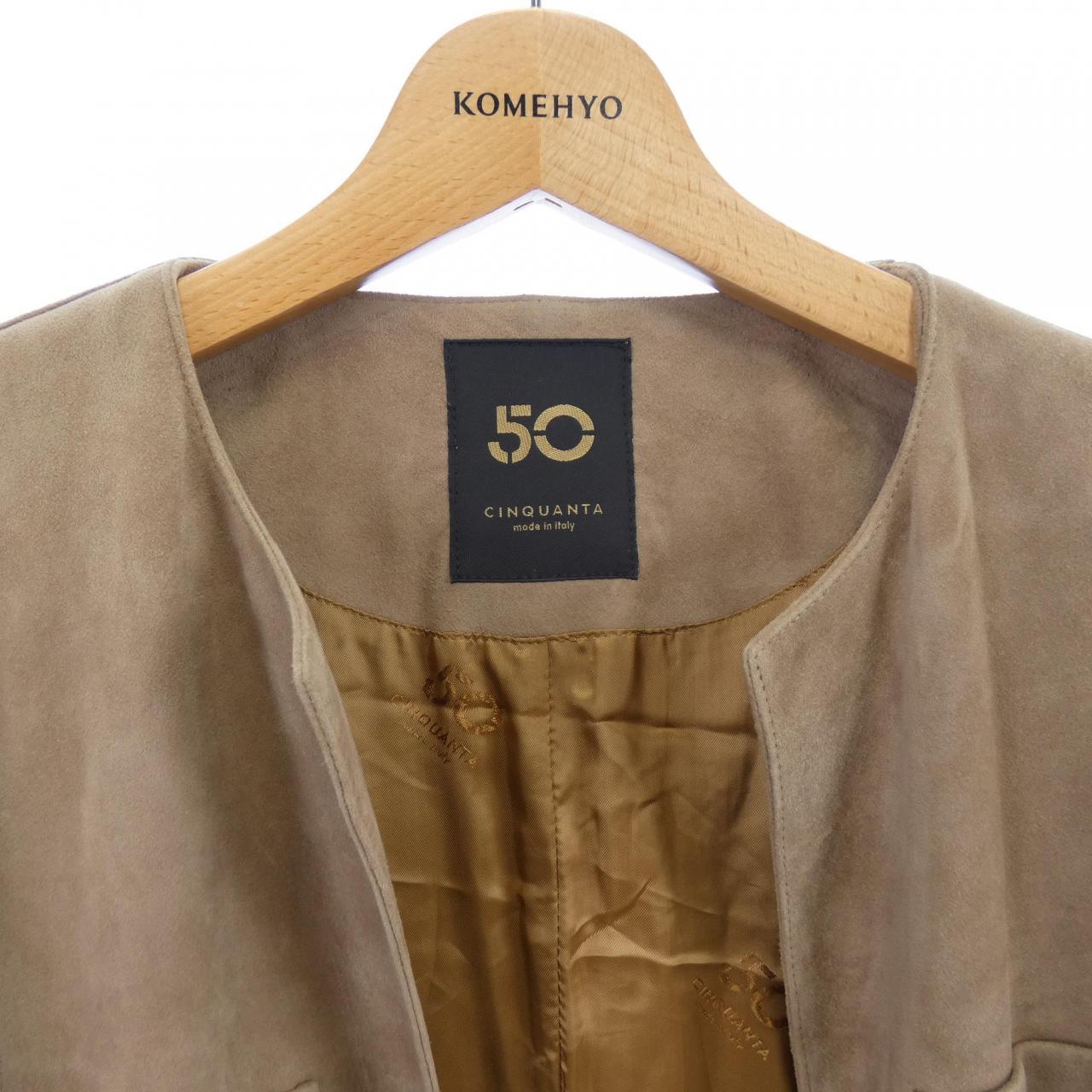 チンクアンタ Cinquanta レザーコート