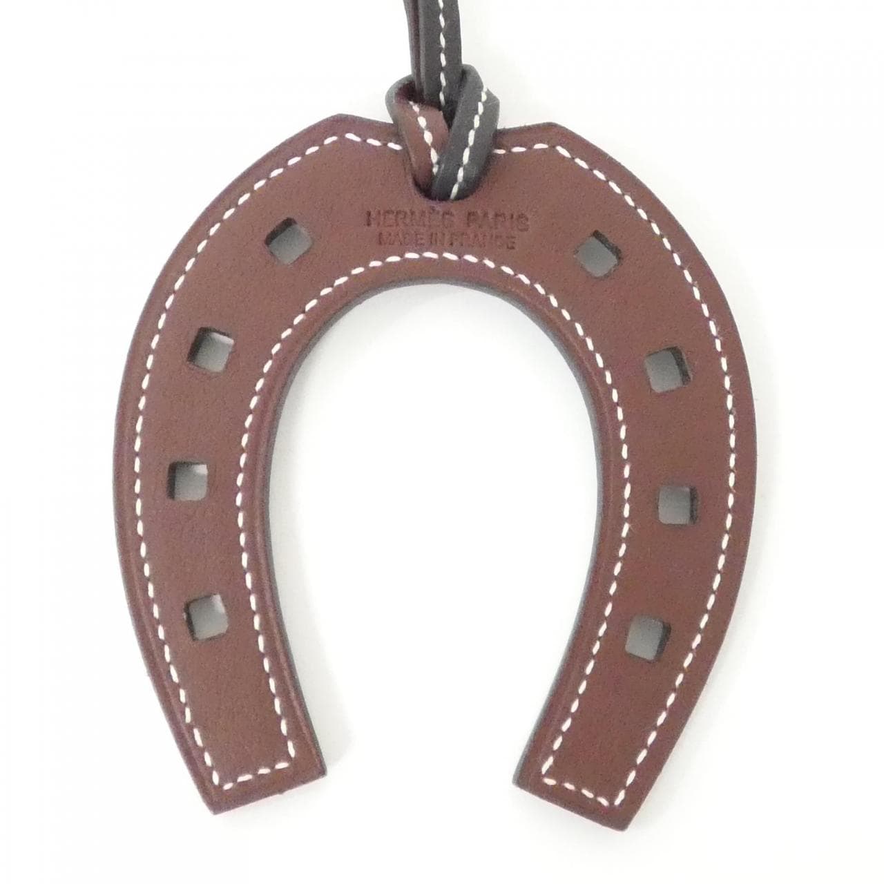 エルメス パドック フェールアシュバル バイカラー 074278CA バッグチャーム