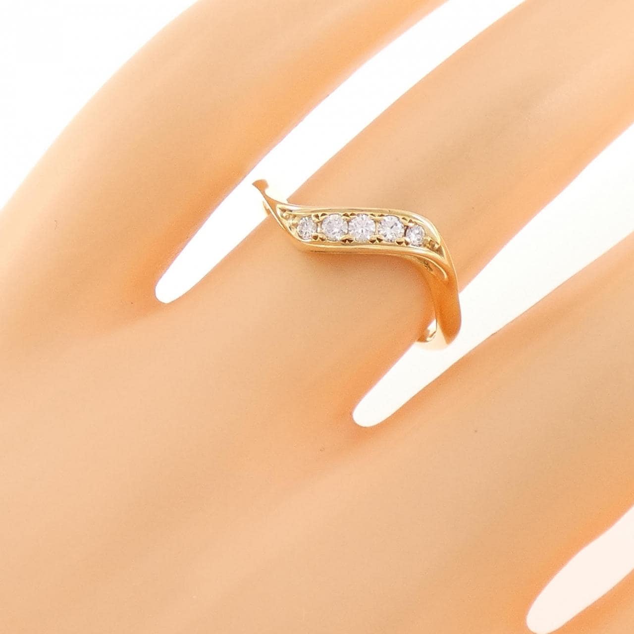 ミキモト ダイヤモンド リング 0.09CT