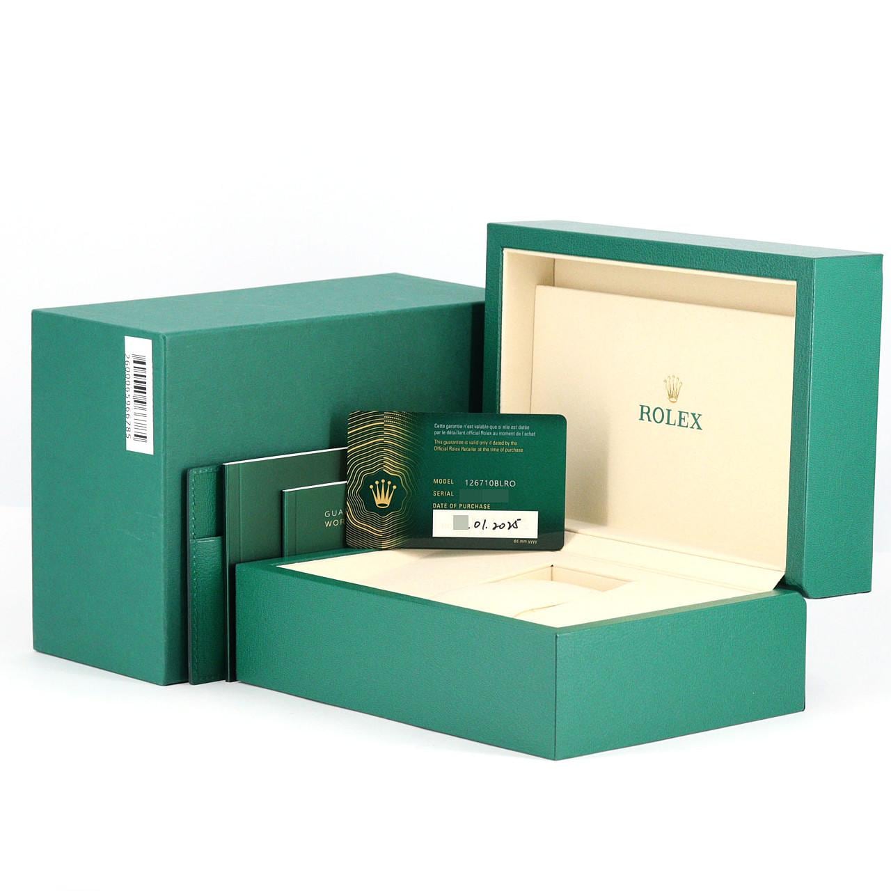 ロレックス GMTマスターⅡ 126710BLRO･3 SS 自動巻 ランダム番