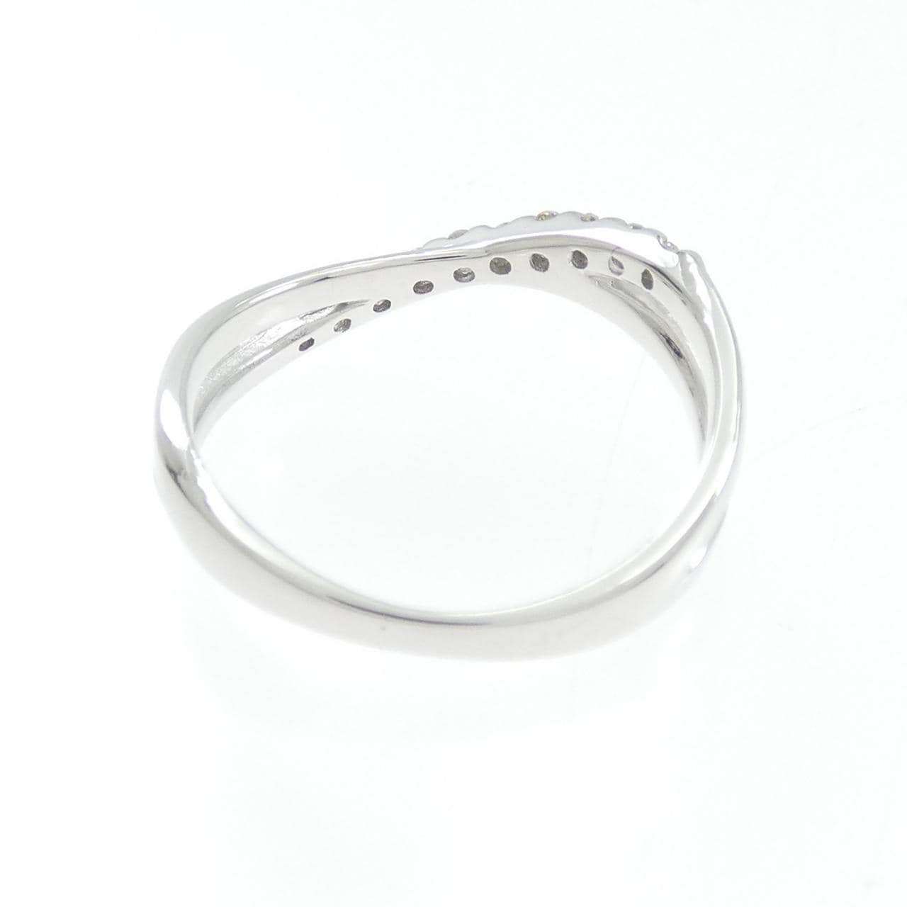 K18WG ダイヤモンド リング 0.10CT