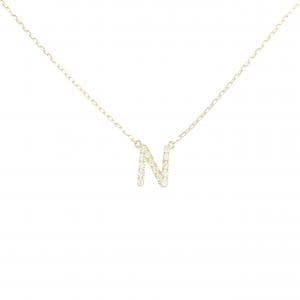 アーカー イニシャル ネックレス 0.05CT