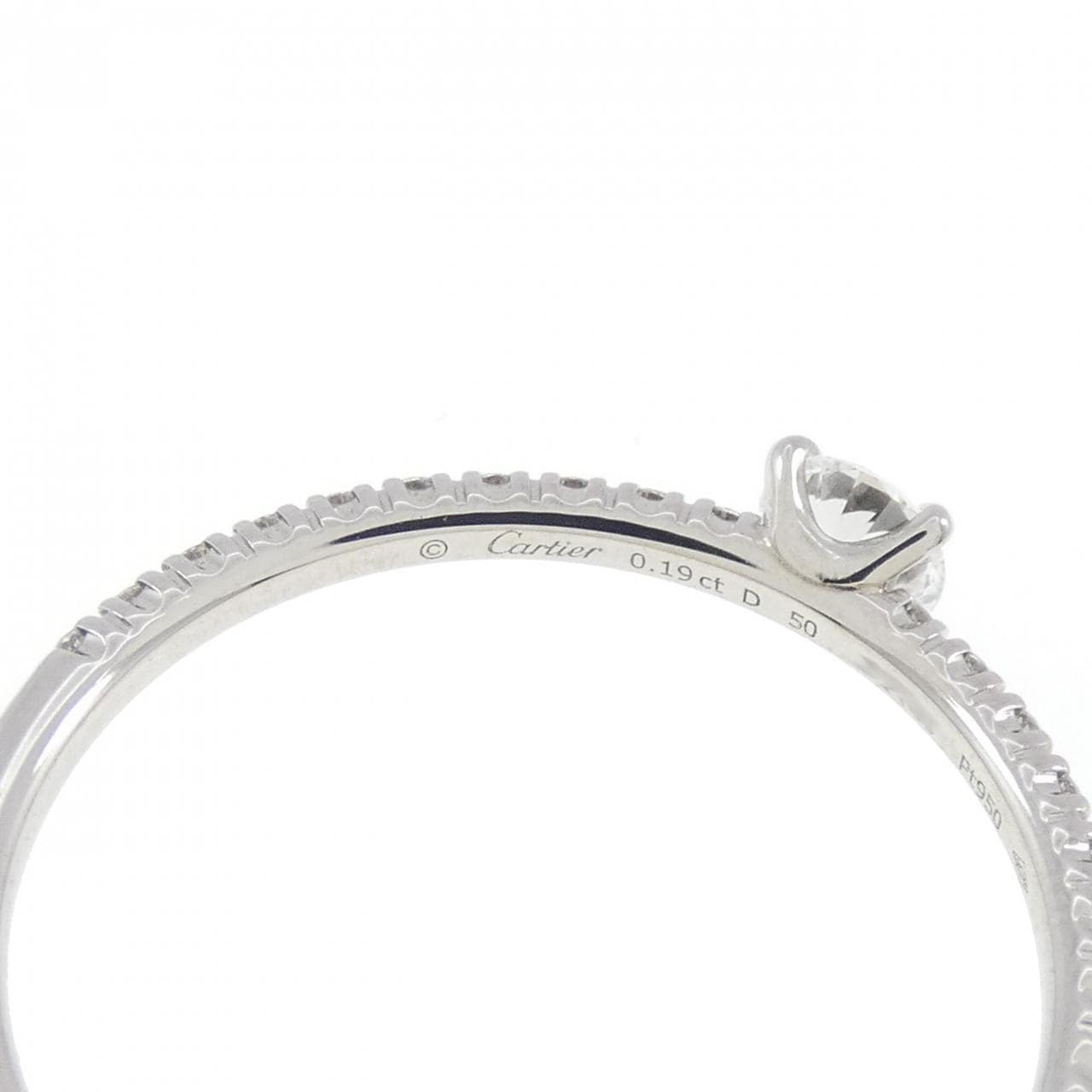 Cartier etancel 戒指 0.19CT