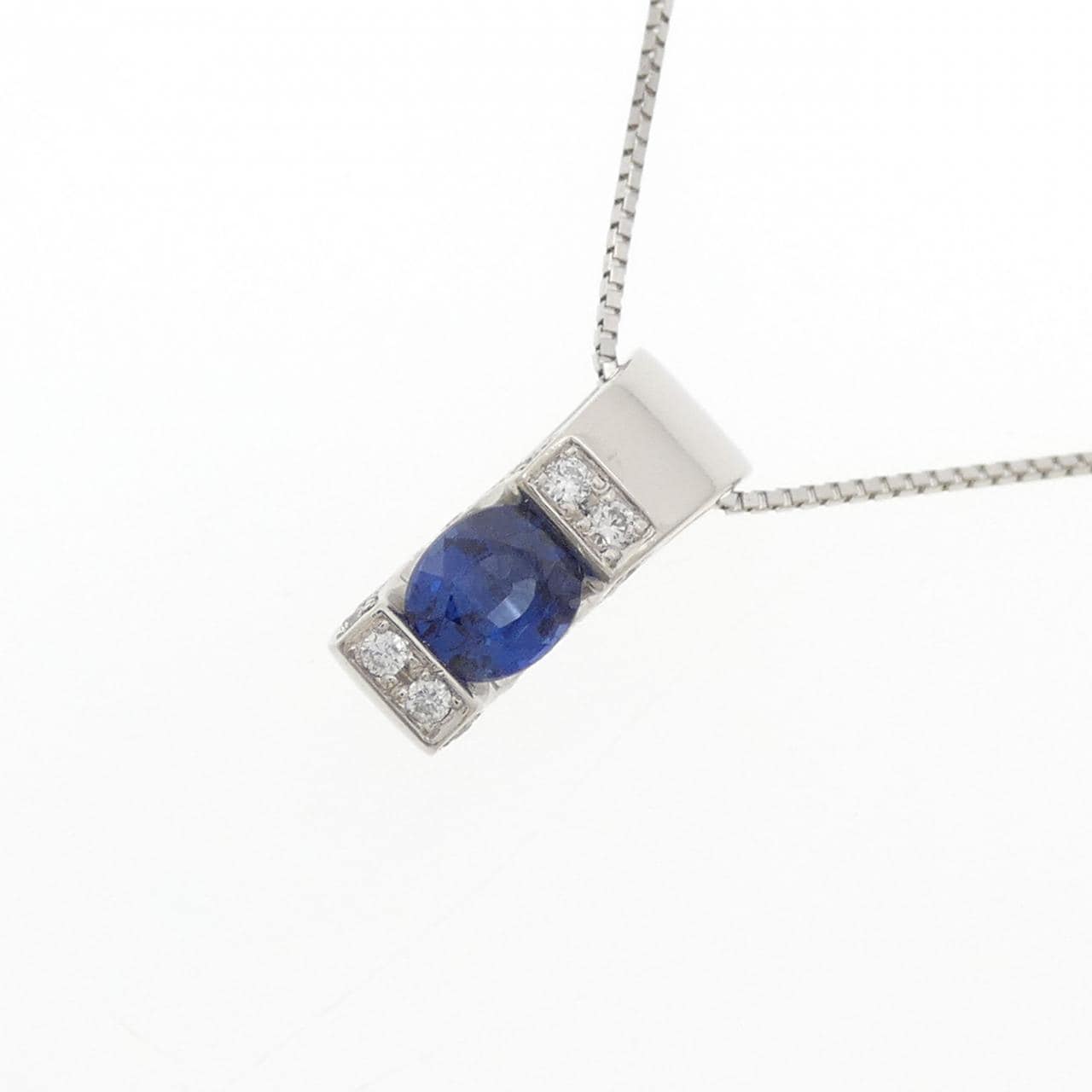 PT900/PT850 サファイヤ ネックレス 0.63CT