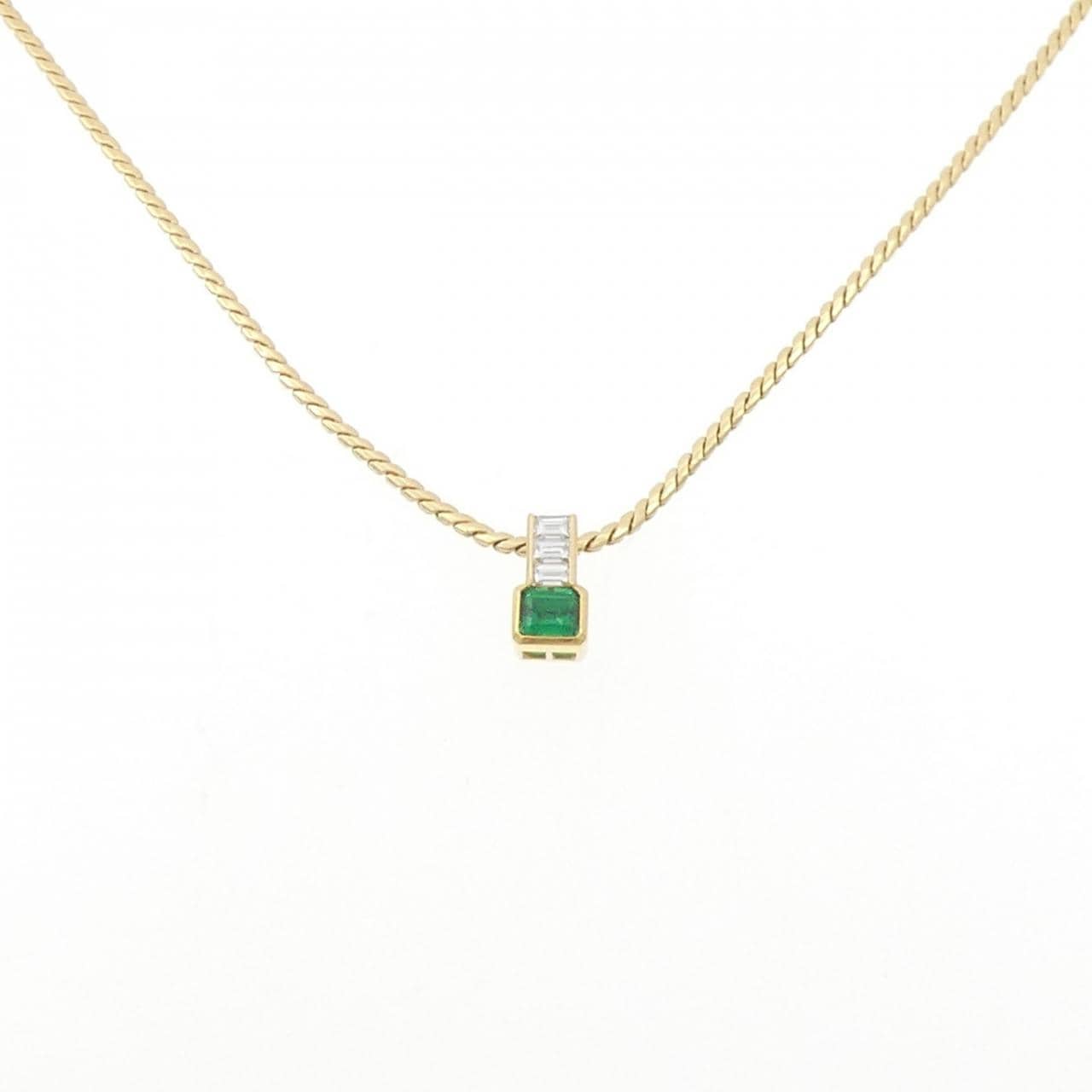 ミキモト エメラルド ネックレス 0.33CT