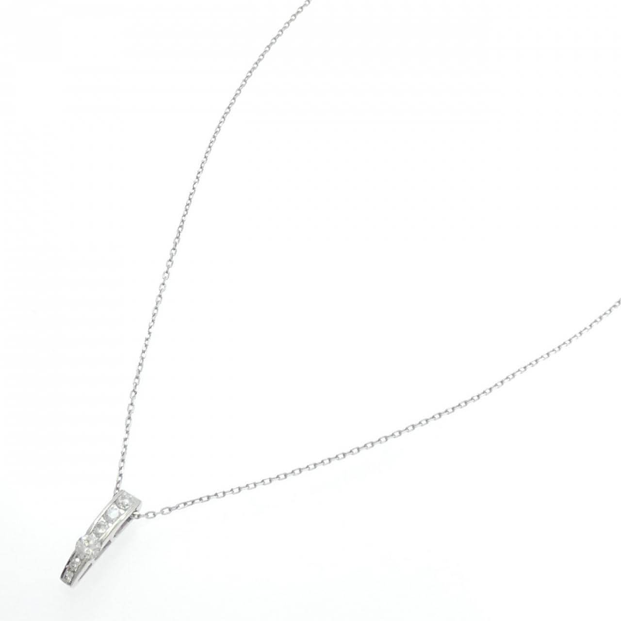PT900/PT850 ダイヤモンド ネックレス 0.18CT