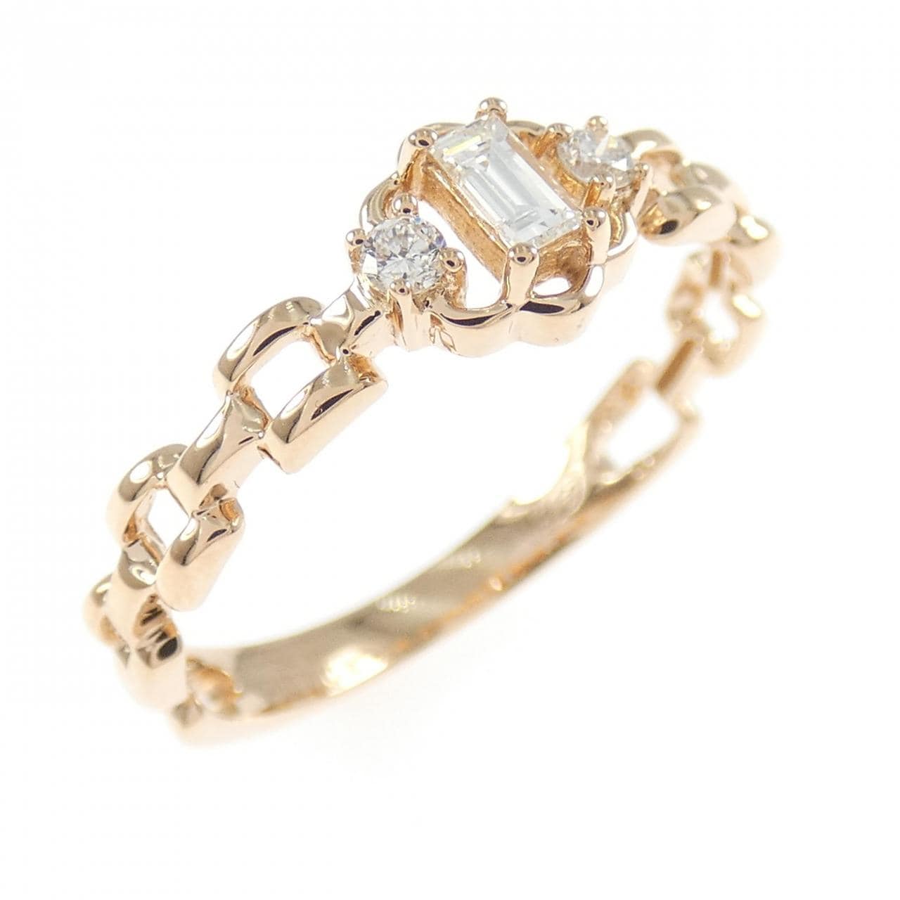 750PG ダイヤモンド リング 0.07CT