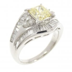 PT900 ダイヤモンド リング 1.113CT FY I1 ファンシーカット